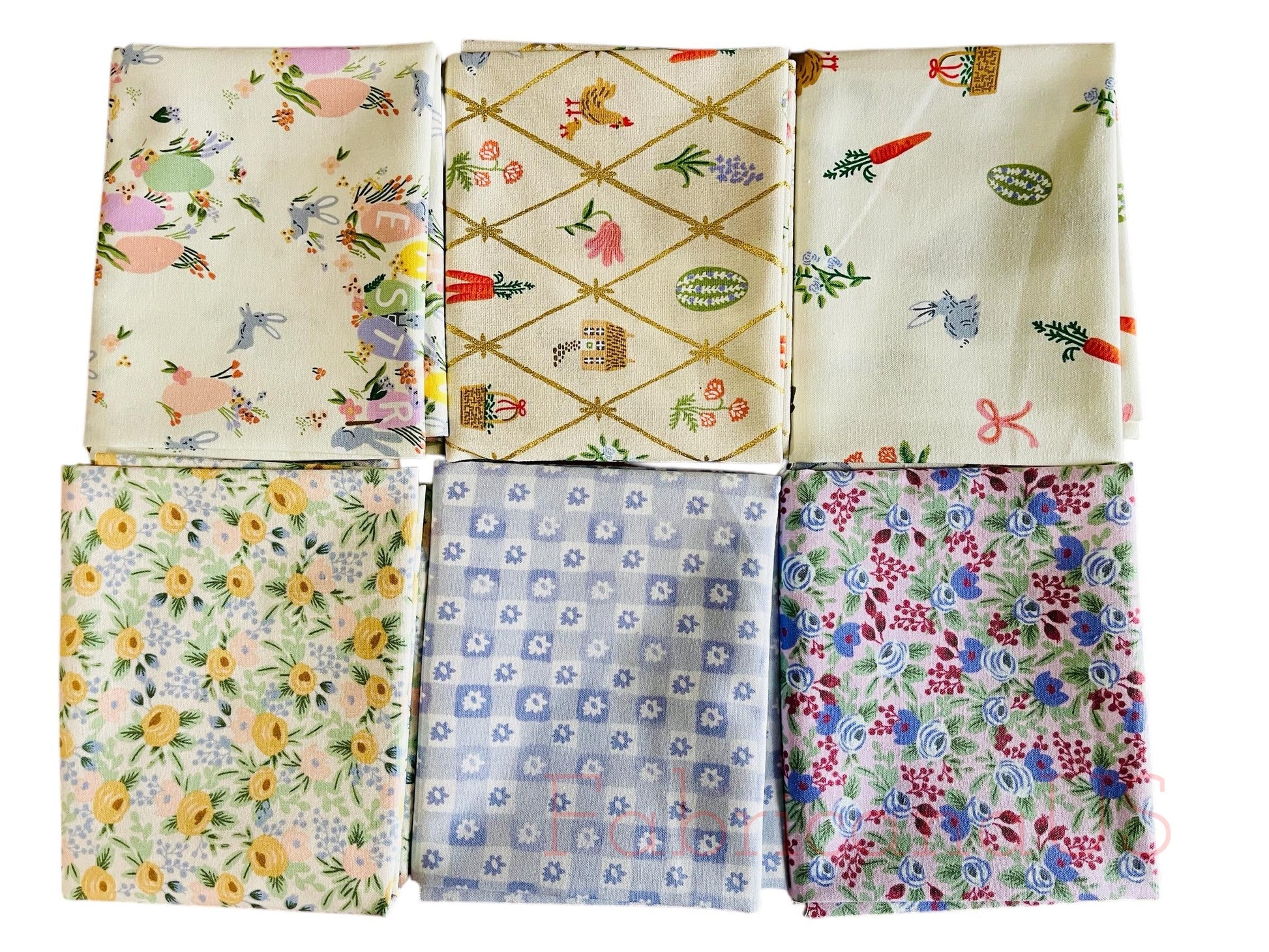 Easter - Easter Collection Fat Quarter (6) Fabric-Rifle Paper Co - RP1502-CR1