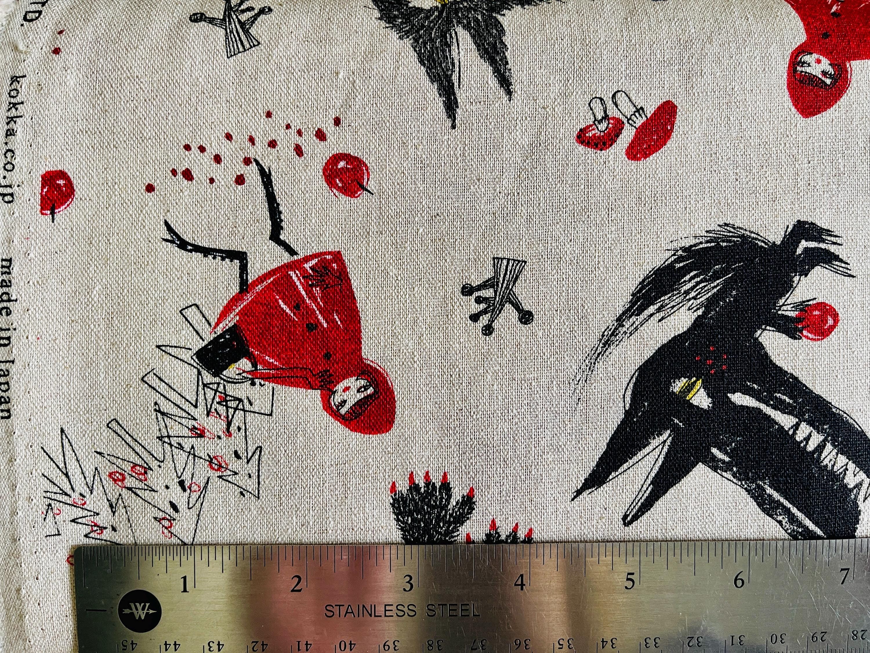 Spell by Mia-Cat Fabric-Kokka-Japanese Lightweight Canvas-EPX-2020