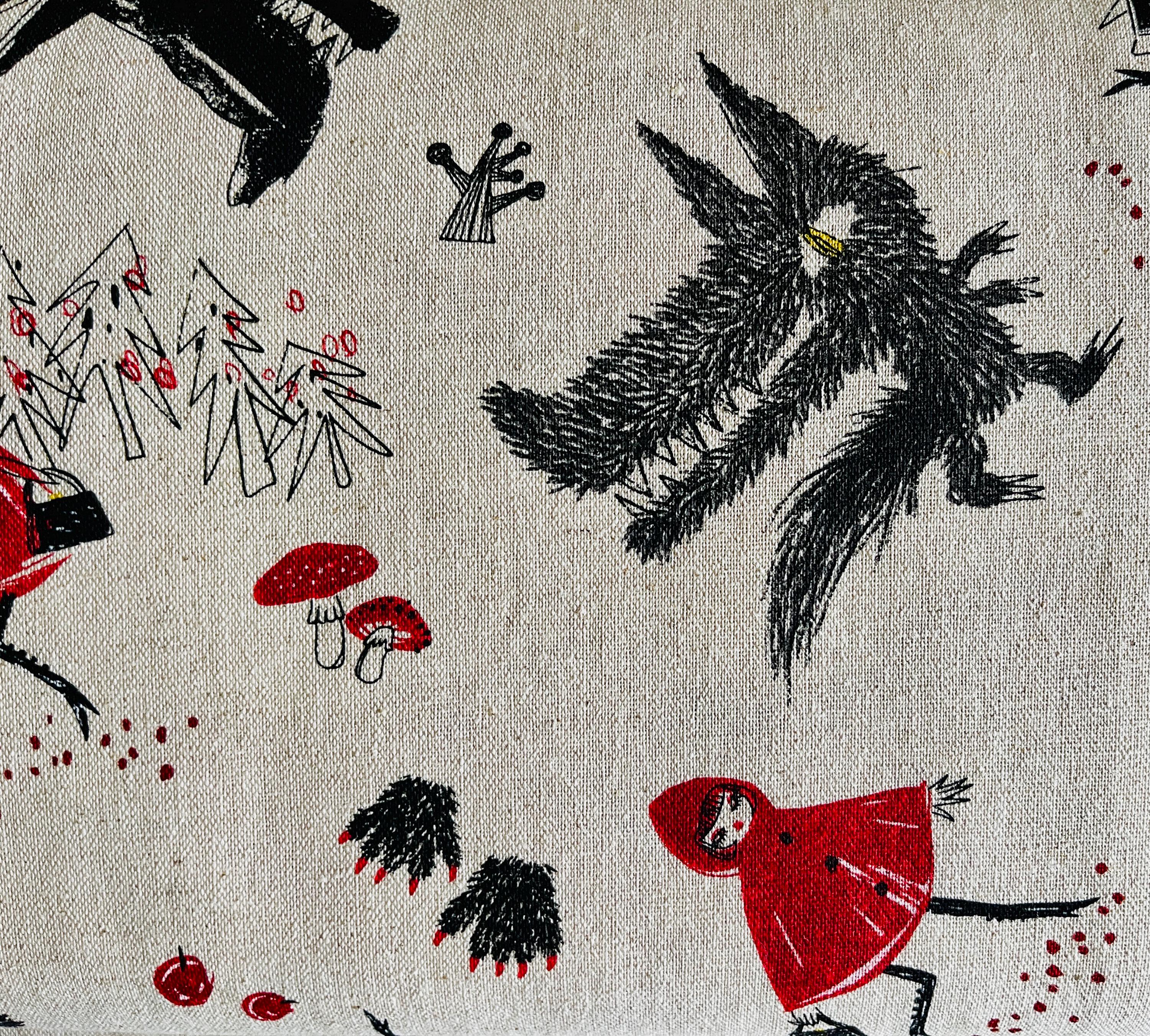 Spell by Mia-Cat Fabric-Kokka-Japanese Lightweight Canvas-EPX-2020
