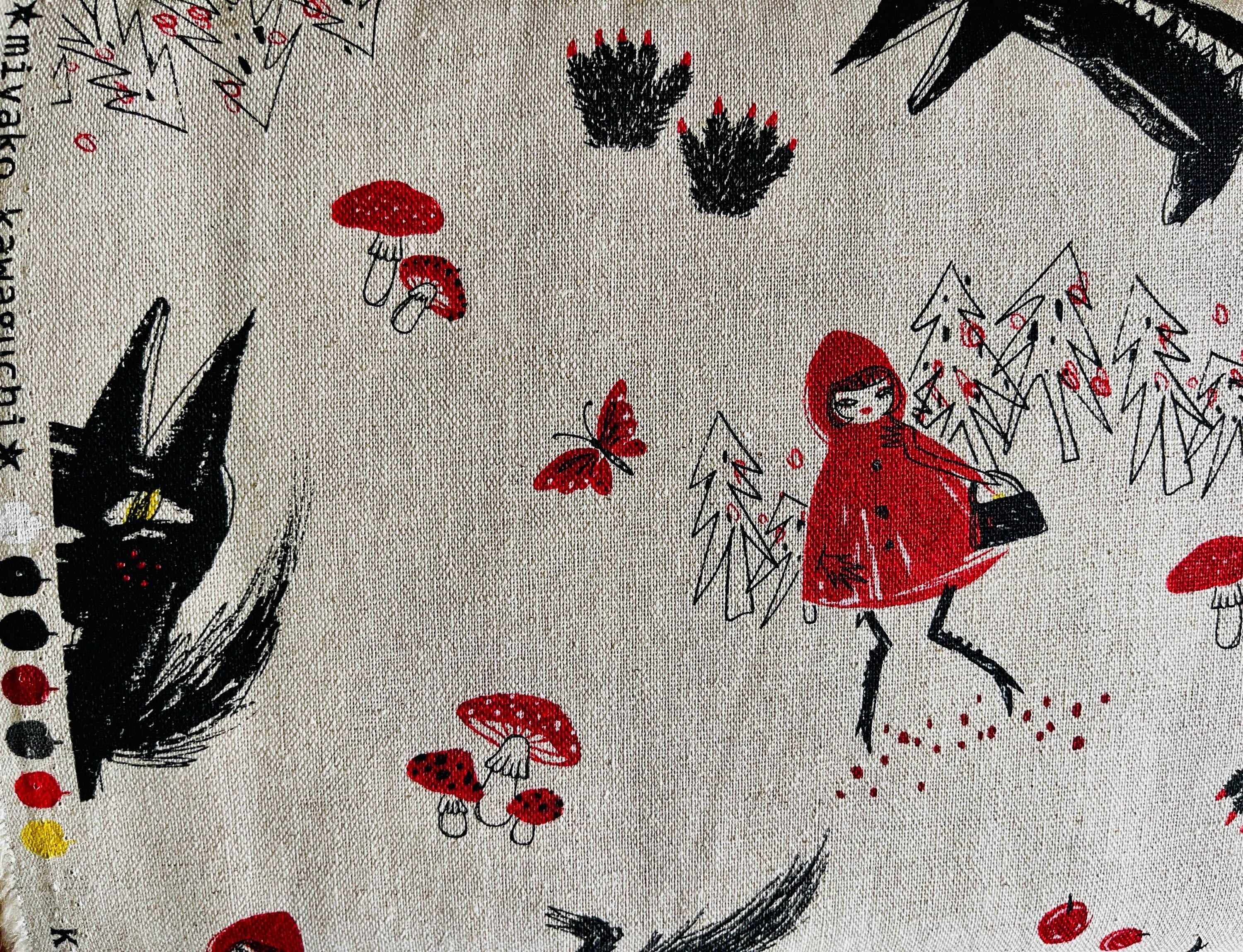 Spell by Mia-Cat Fabric-Kokka-Japanese Lightweight Canvas-EPX-2020