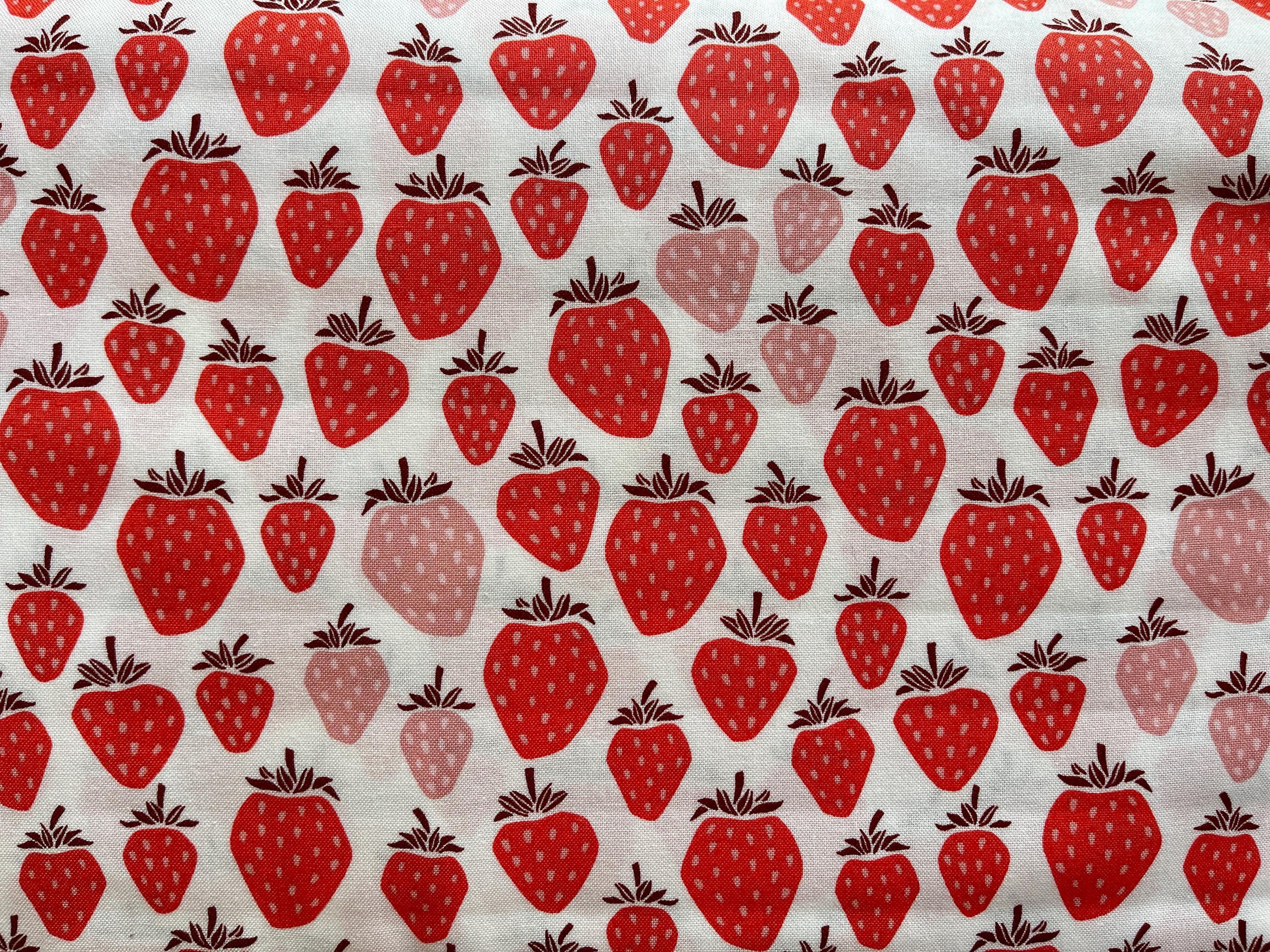 Under the Apple Tree-Queen of Berries-Pink Berry Fabric-Loes Van Oosten-Cotton + Steel Fabric