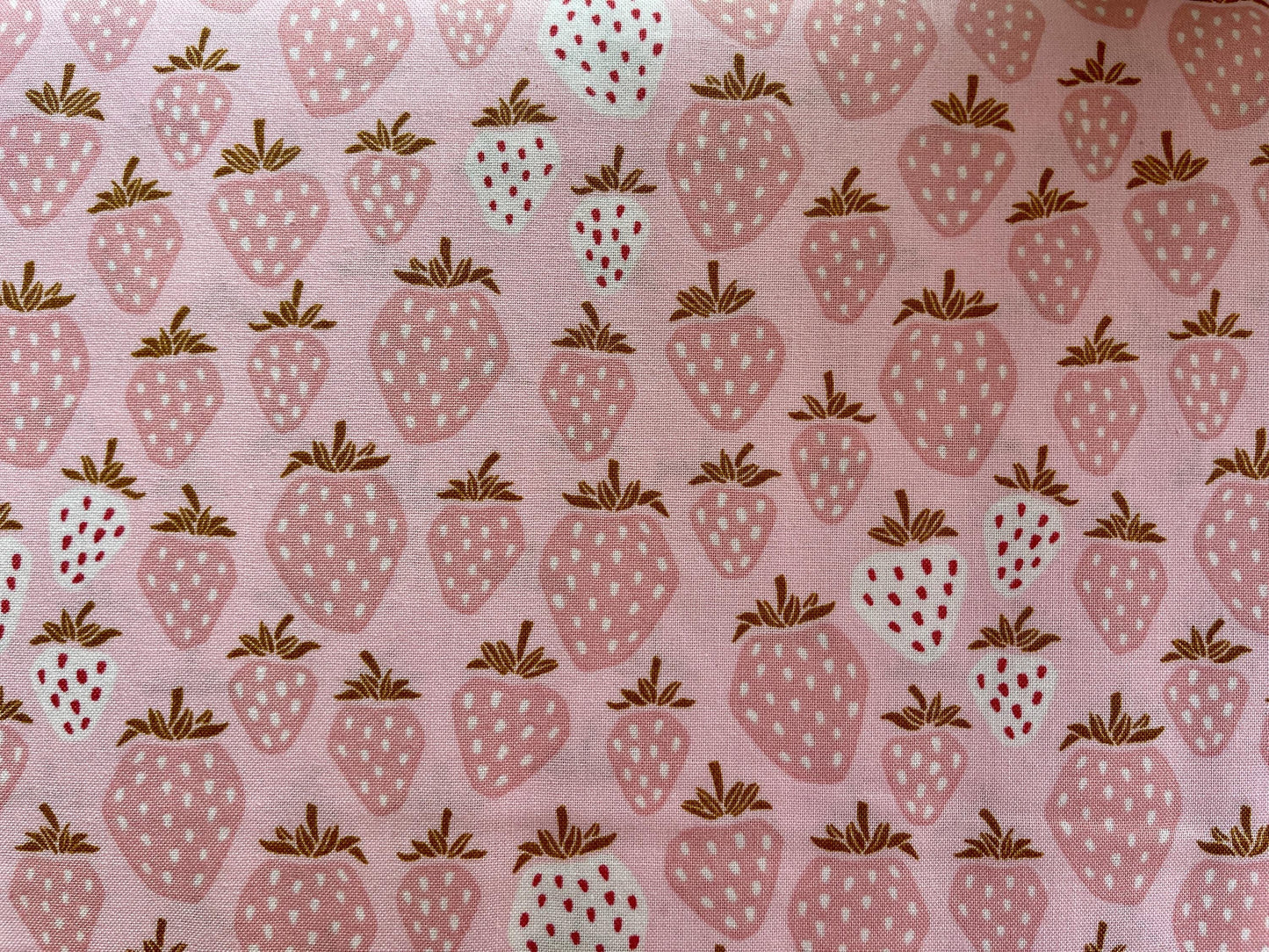 Under the Apple Tree-Queen of Berries-Flush Pink Fabric-Loes Van Oosten
