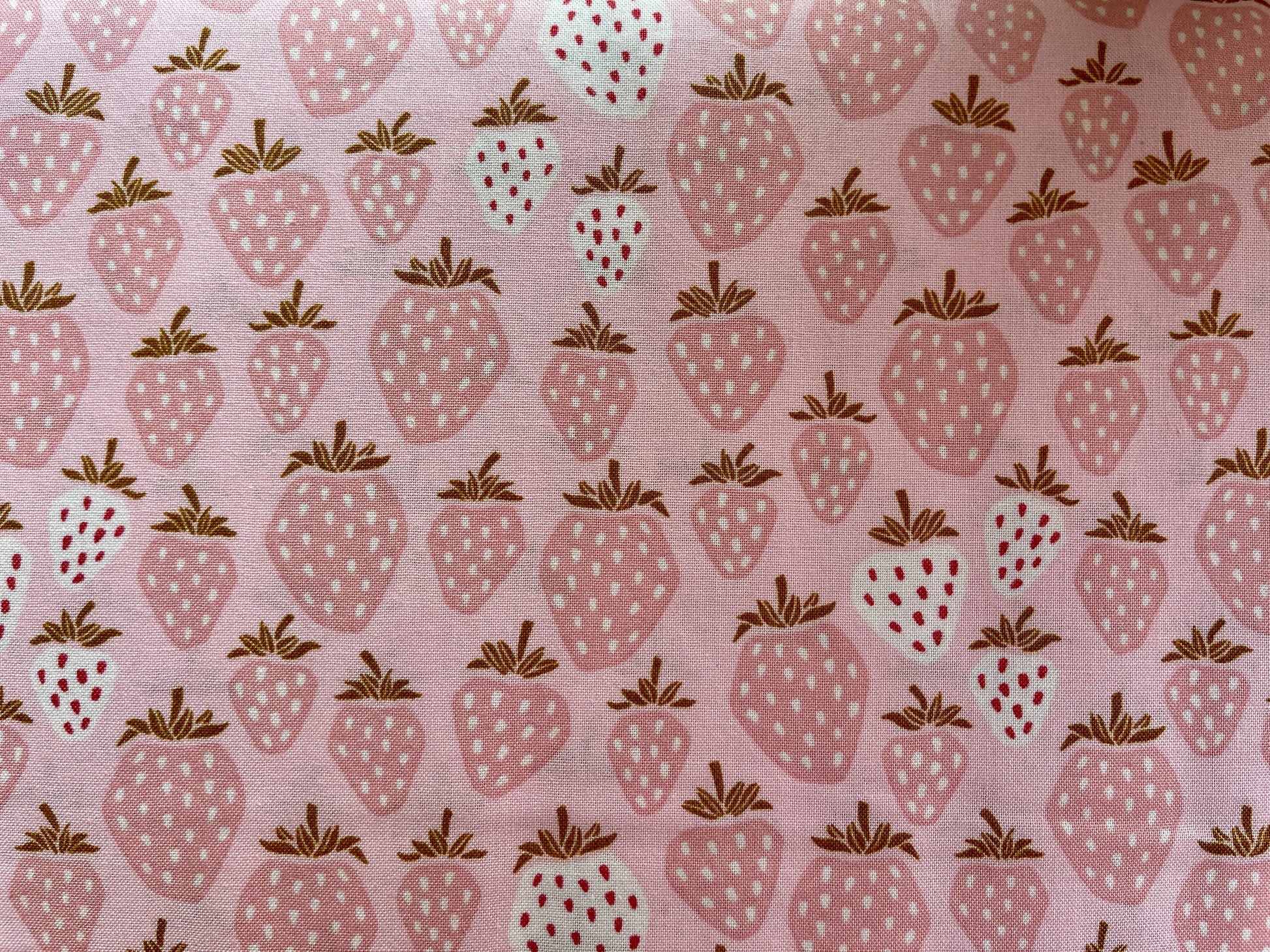 Under the Apple Tree-Queen of Berries-Flush Pink Fabric-Loes Van Oosten