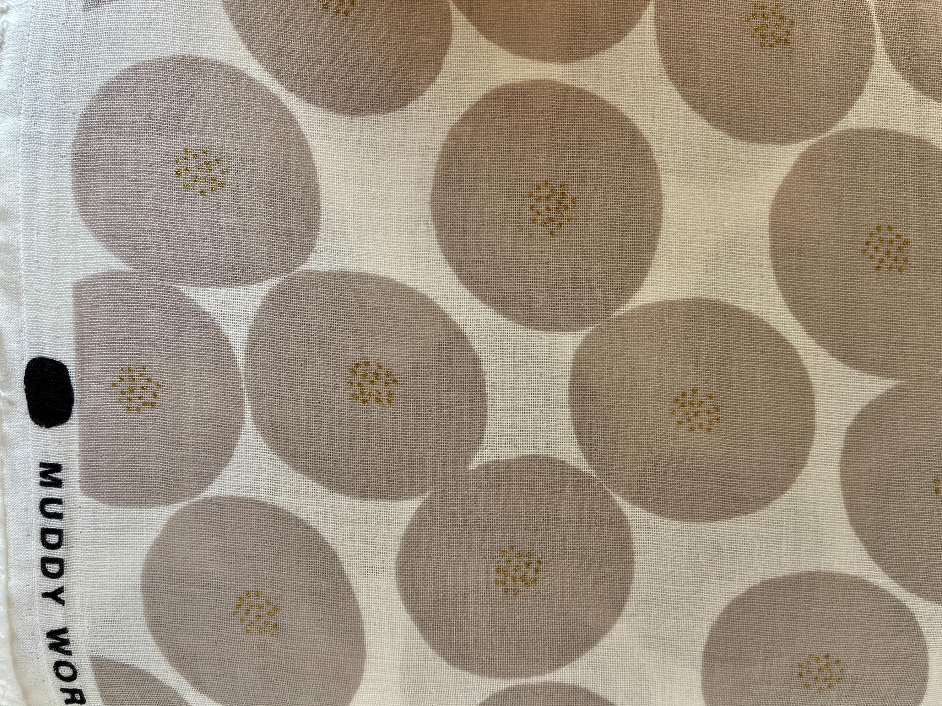 Kokka Anpan Jacquard - Muddyworks - Japanese Reversible Fabric - Kokka Jacquard - Cotton Fabric