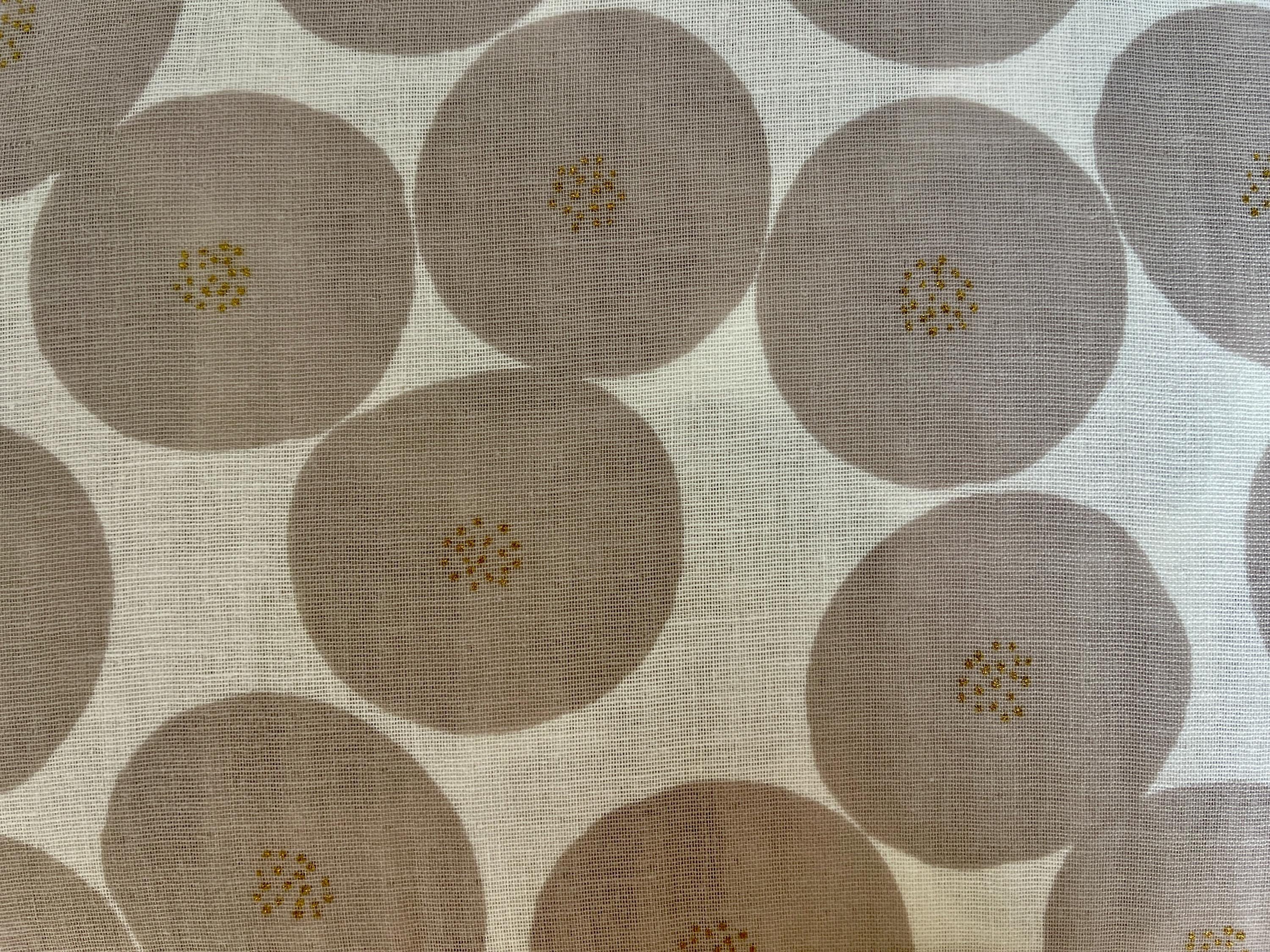 Kokka Anpan Jacquard - Muddyworks - Japanese Reversible Fabric - Kokka Jacquard - Cotton Fabric