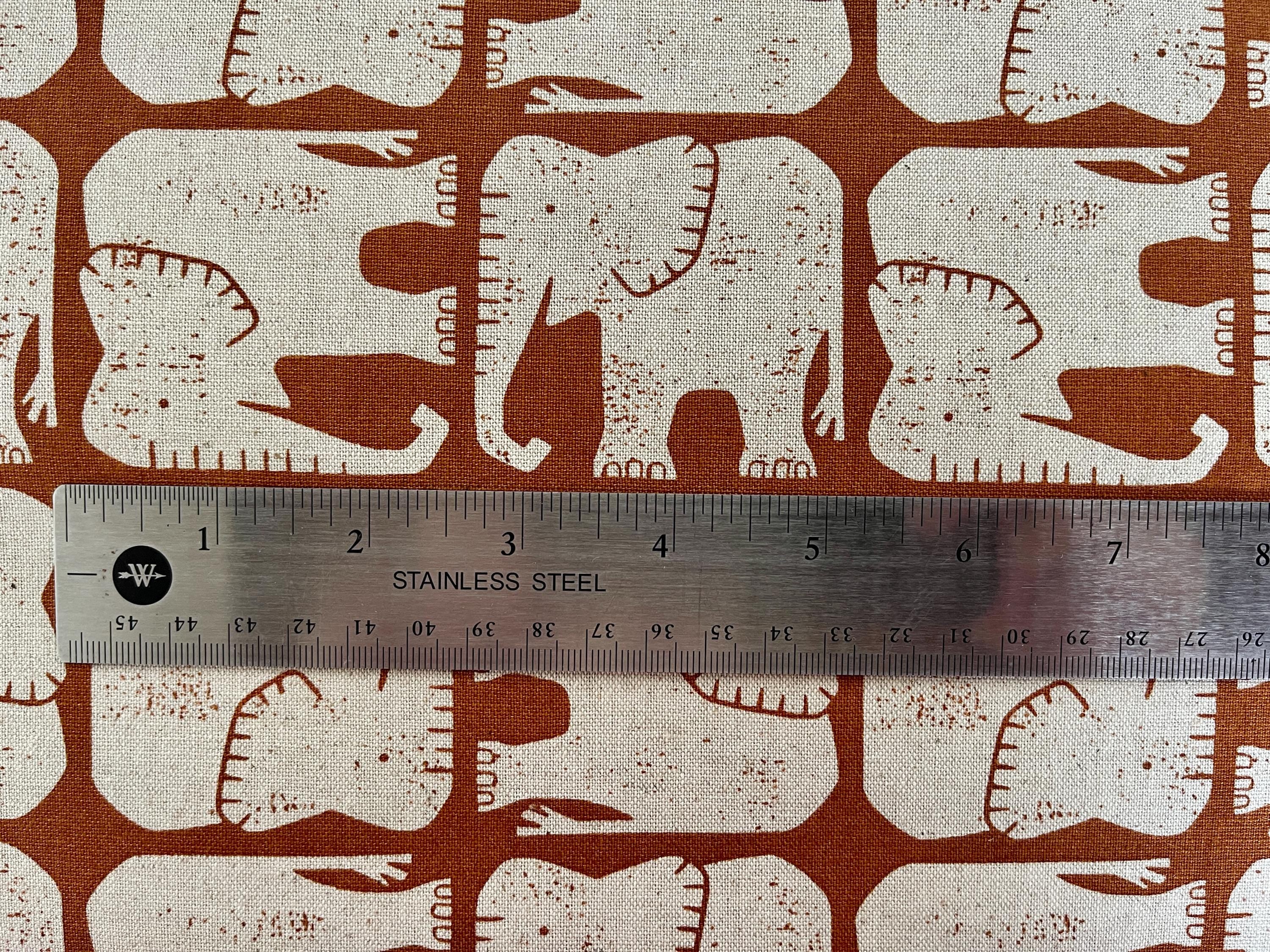 Rising Sun - Jolly Elephant - Umber Unbleached Canvas - Loes Van Oosten