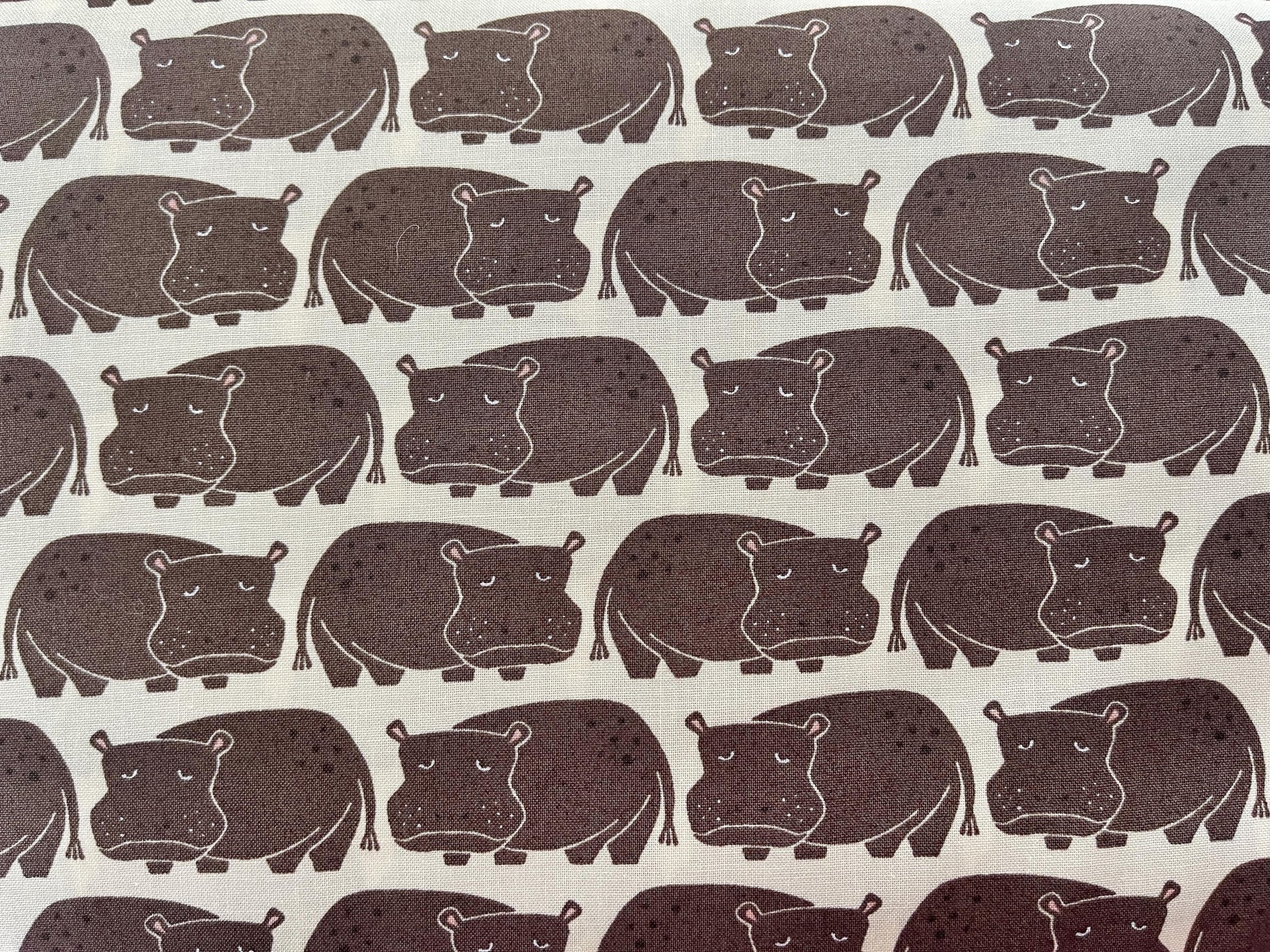 Rising Sun - Weary Hippo - Willow Fabric - Loes Van Oosten - LV901-WI1