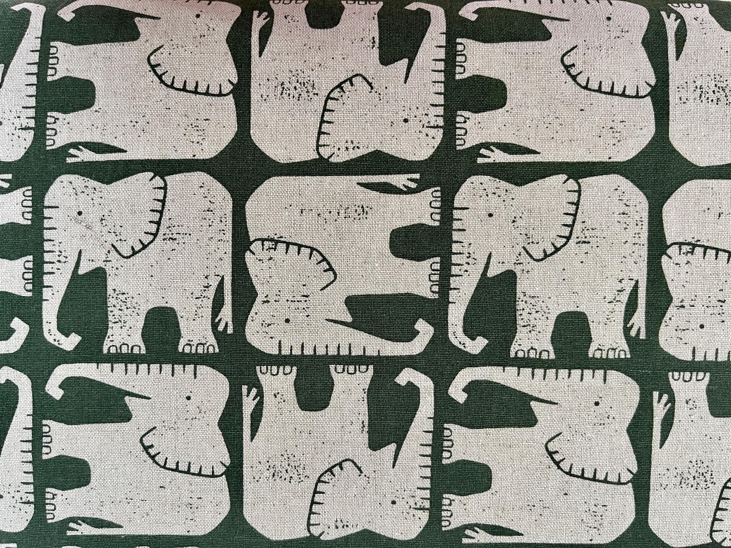 Rising Sun - Jolly Elephant - Hunter Unbleached Canvas - Loes Van Oosten