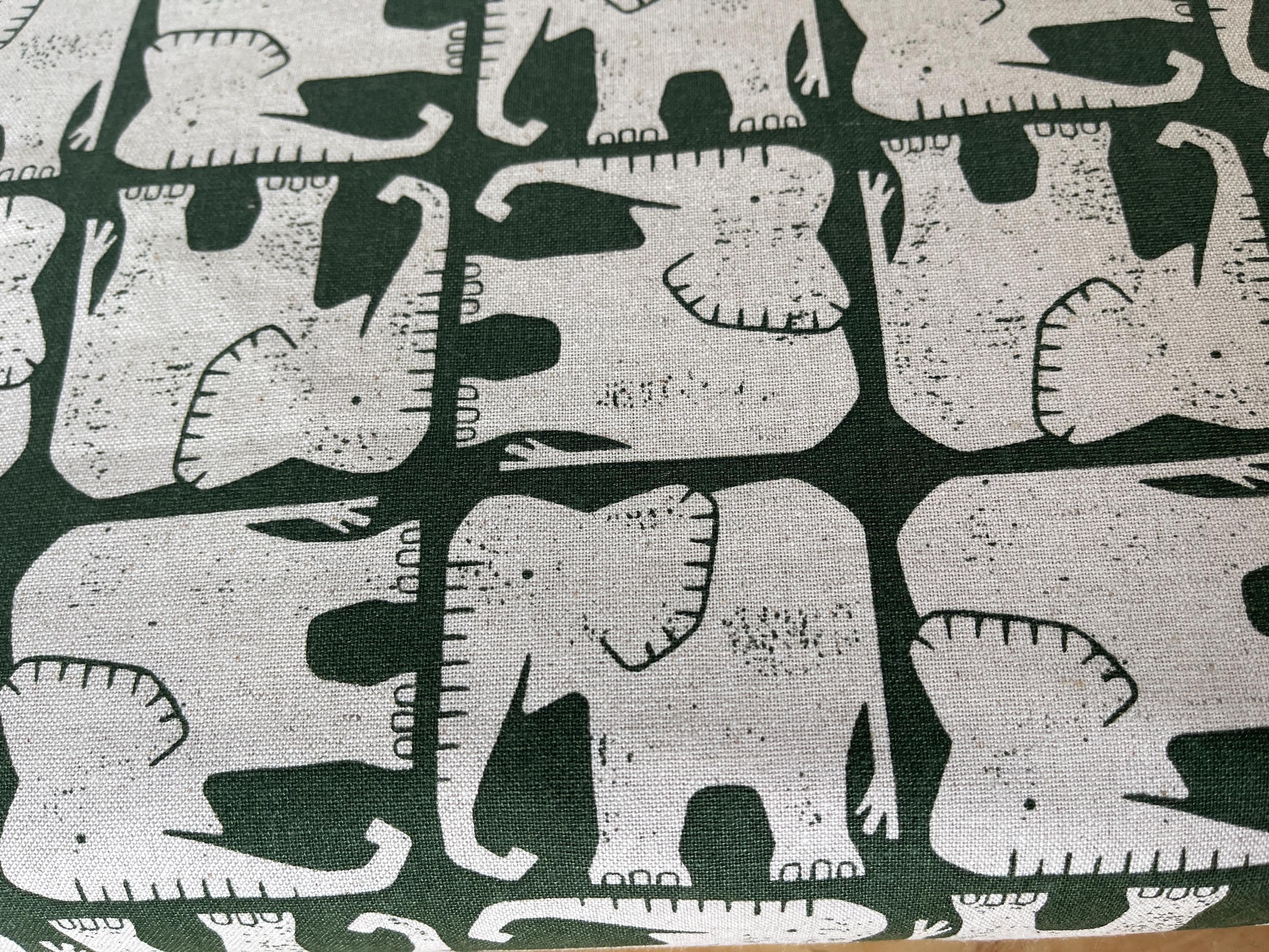 Rising Sun - Jolly Elephant - Hunter Unbleached Canvas - Loes Van Oosten