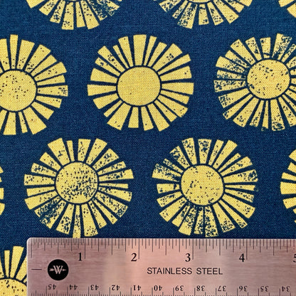 By the Seaside-Sunshine-Navy Unbleached Canvas-Loes Van Oosten-Aan Zee-LV106-NA3UC