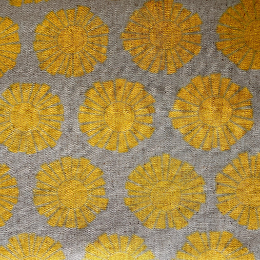 By the Seaside-Sunshine Sky Blue Unbleached Canvas-Loes Van Oosten-Cotton Steel-Aan Zee