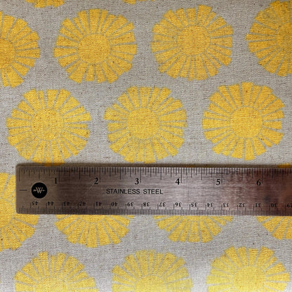 By the Seaside-Sunshine Sky Blue Unbleached Canvas-Loes Van Oosten-Cotton Steel-Aan Zee