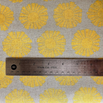By the Seaside-Sunshine Sky Blue Unbleached Canvas-Loes Van Oosten-Cotton Steel-Aan Zee