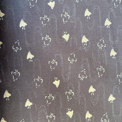 Bird Fabric-Navy Blue-Westex Sevenberry-Japanese Sheeting Fabric-88222-8-13