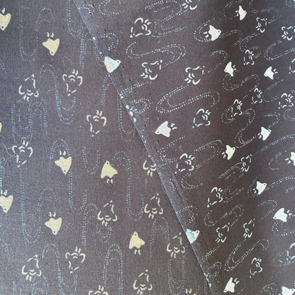 Bird Fabric-Navy Blue-Westex Sevenberry-Japanese Sheeting Fabric-88222-8-13