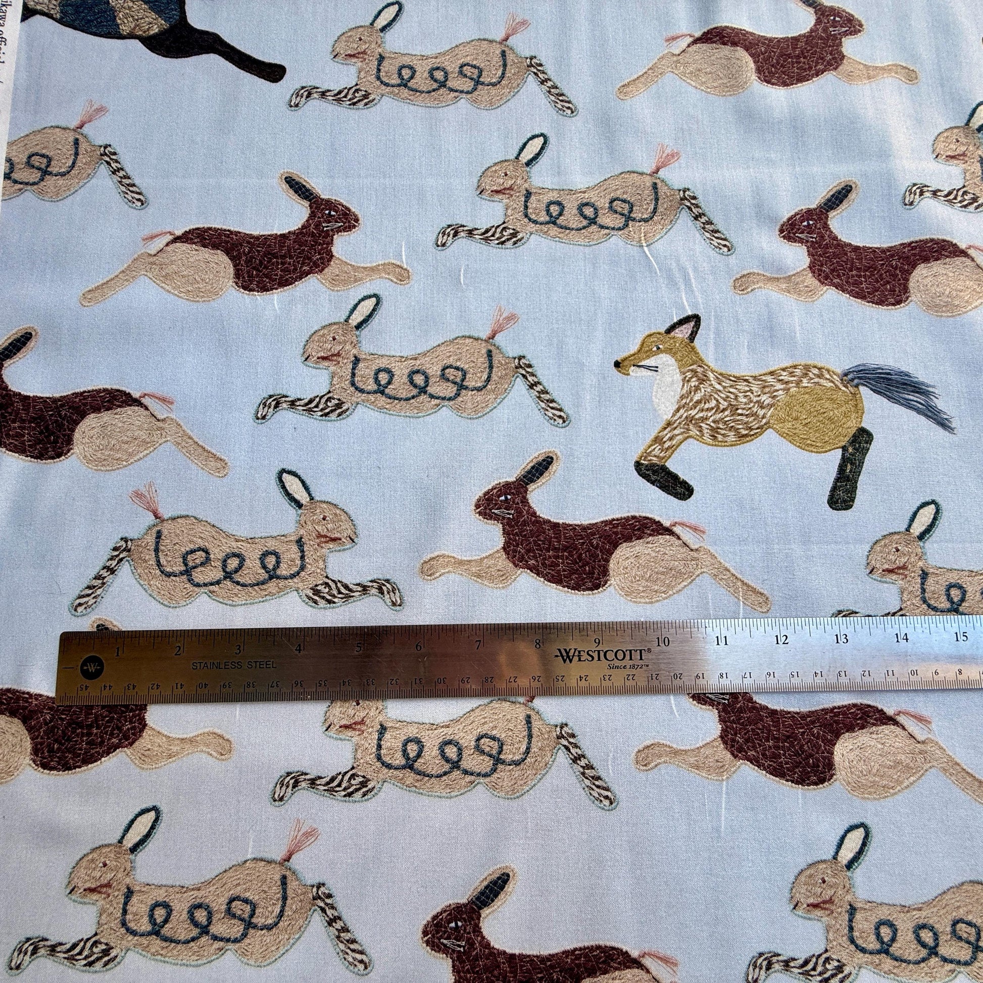 Forest Animals Fabric - Kokka - Kari Ishikawa - Japanese Quilting Cotton Fabric - EGX-9900-3A