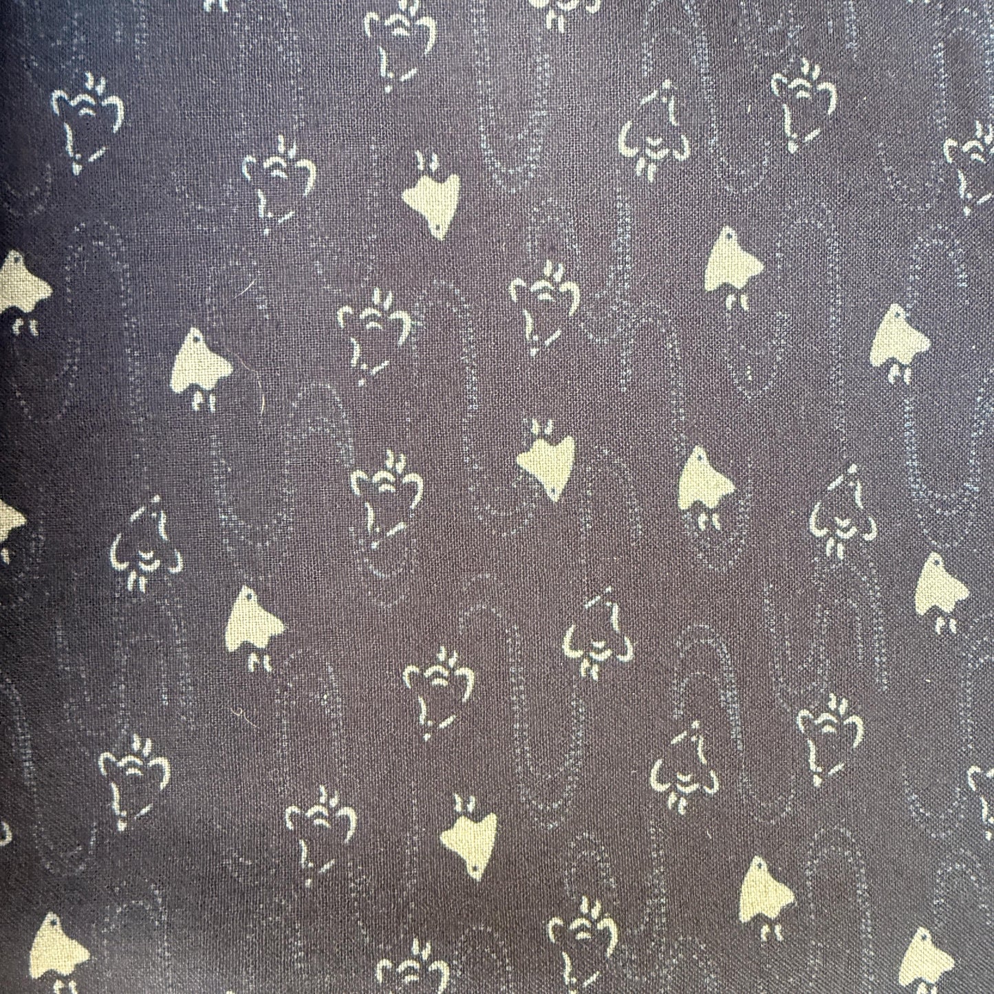 Bird Fabric-Navy Blue-Westex Sevenberry-Japanese Sheeting Fabric-88222-8-13