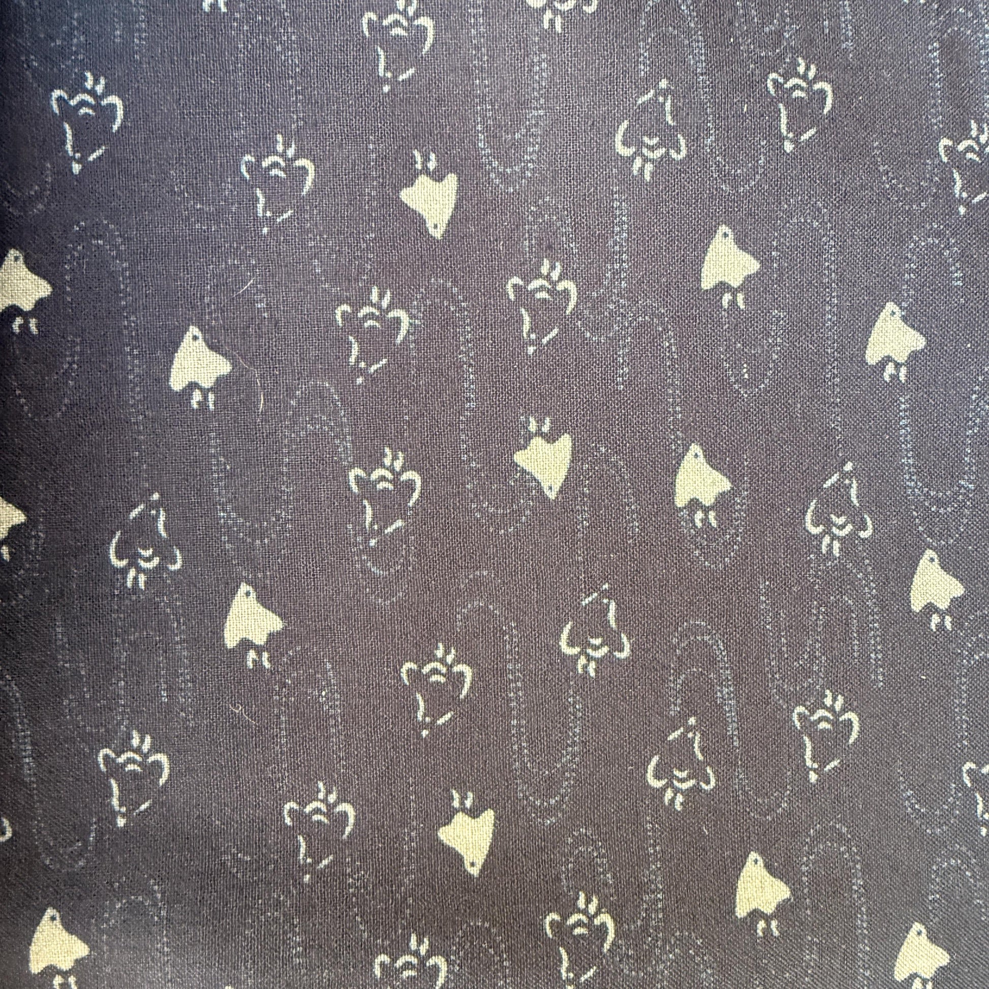 Bird Fabric-Navy Blue-Westex Sevenberry-Japanese Sheeting Fabric-88222-8-13