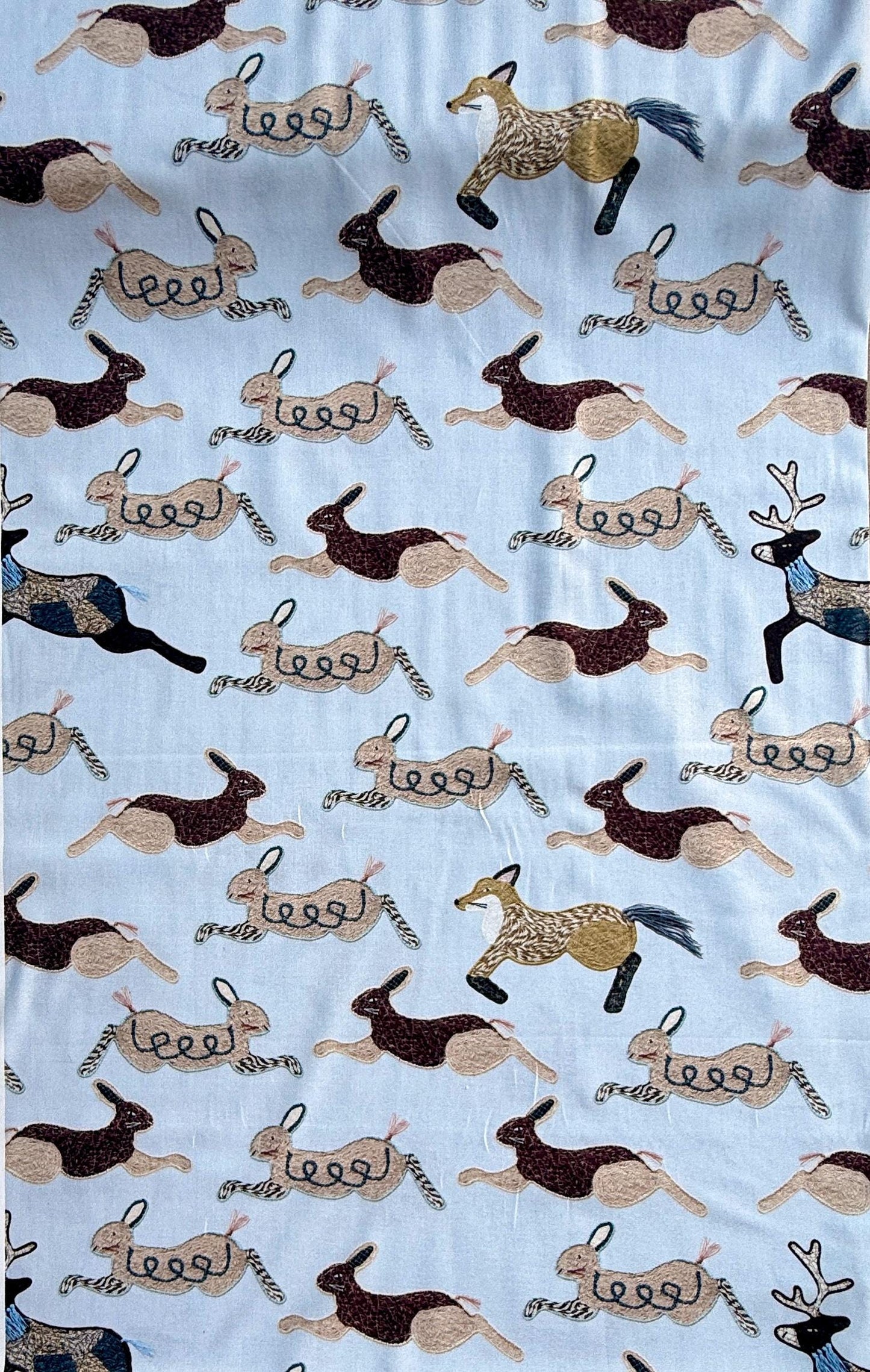 Forest Animals Fabric - Kokka - Kari Ishikawa - Japanese Quilting Cotton Fabric - EGX-9900-3A