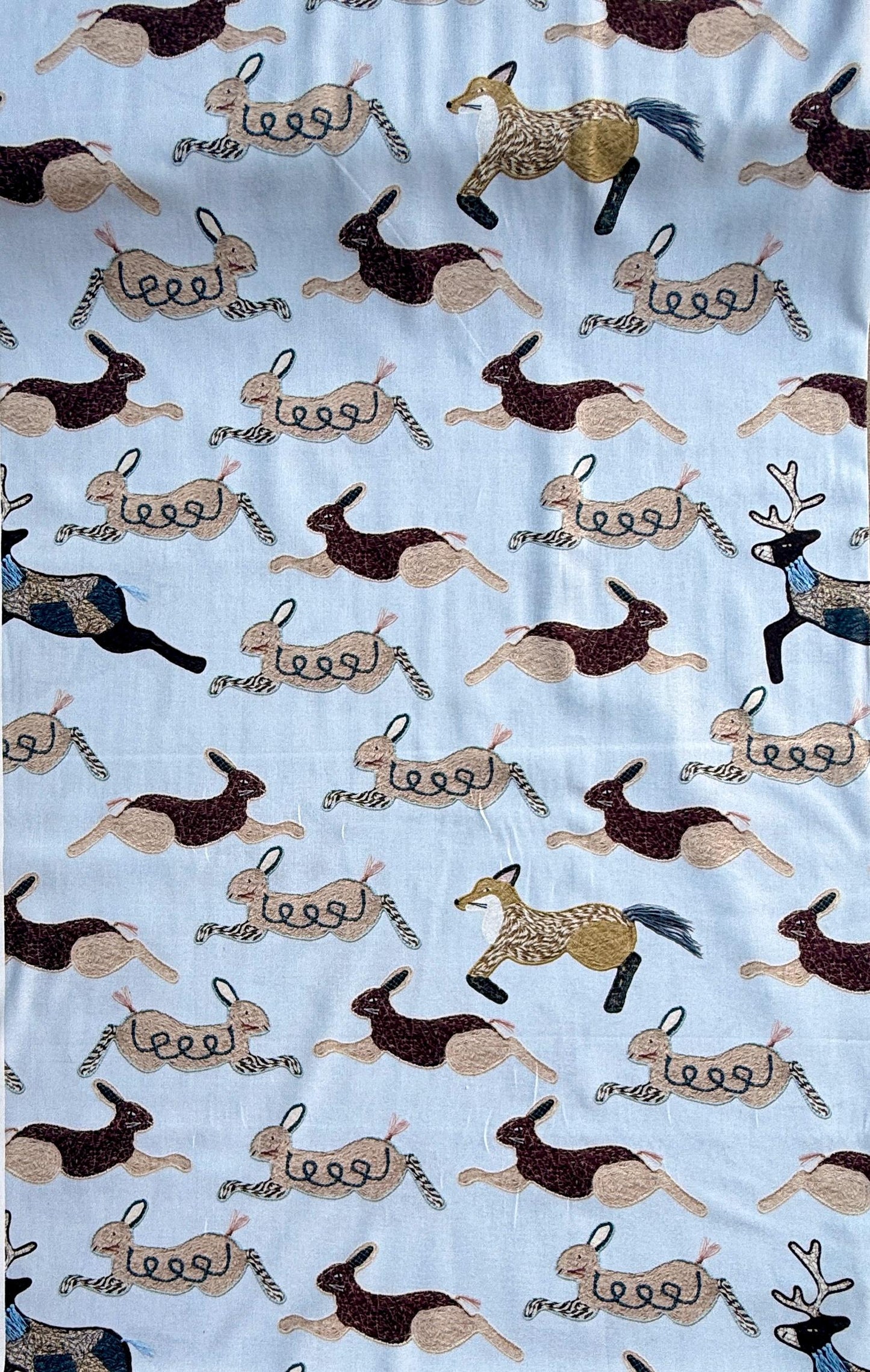 Forest Animals Fabric - Kokka - Kari Ishikawa - Japanese Quilting Cotton Fabric - EGX-9900-3A