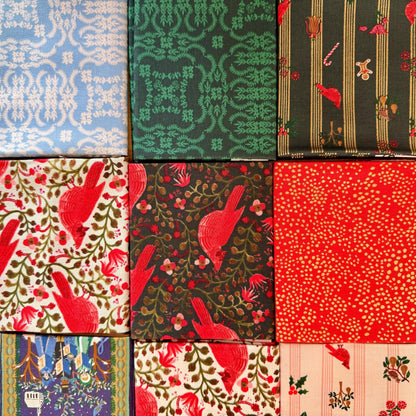 Holiday Classics- Fat Quarter Bundle (13)-Rifle Paper Co-Cotton + Steel-RP605P-FQB