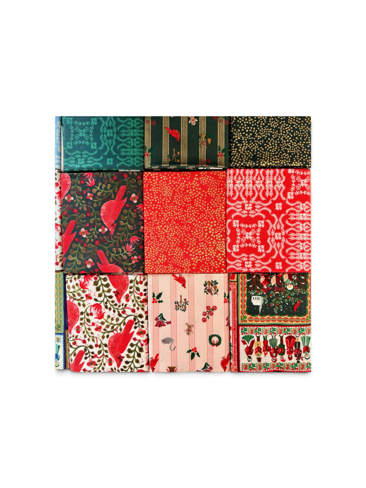 Holiday Classics- Fat Quarter Bundle (13)-Rifle Paper Co-Cotton + Steel-RP605P-FQB