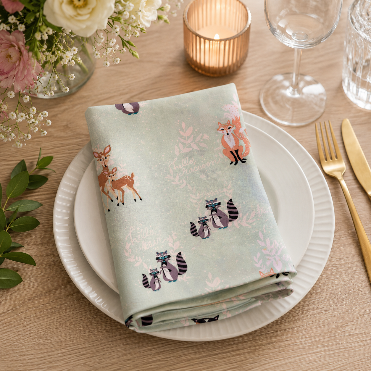 Hello Bear Oh Hello Meadow Fabric by Bonnie Christine for Art Gallery Fabrics