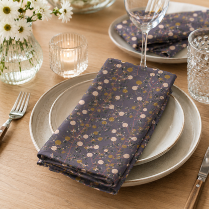 Emilia - Charlotte - Slate Fabric - Cotton + Steel