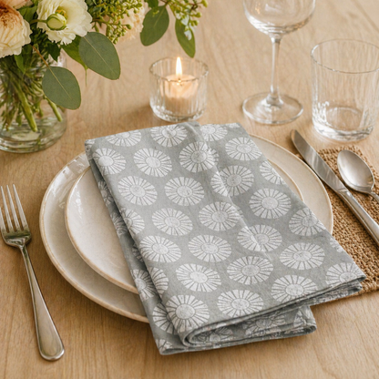By The Seaside-Sunshine Chalk-Cotton Unbleached Fabric-Loes Van Oosten-Cotton+Steel