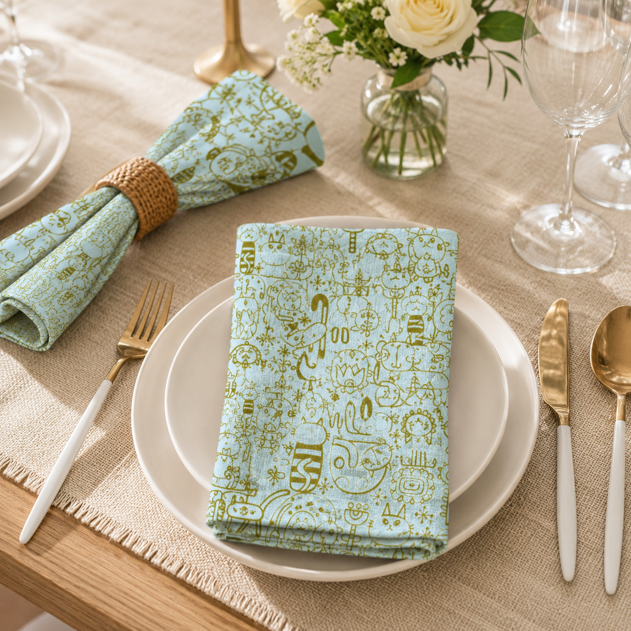 Neko No Yume-Cat Fabric-Nakama-Pearl Fabric-Cotton and Steel
