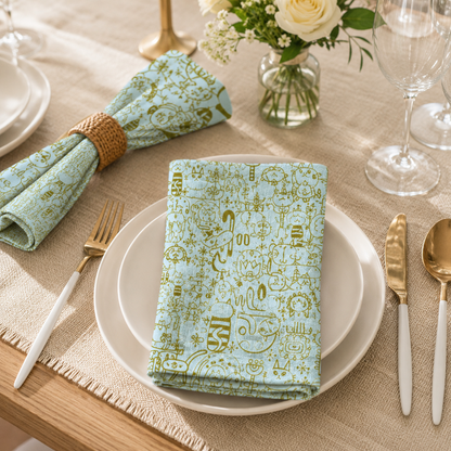 Neko No Yume-Cat Fabric-Nakama-Pearl Fabric-Cotton and Steel