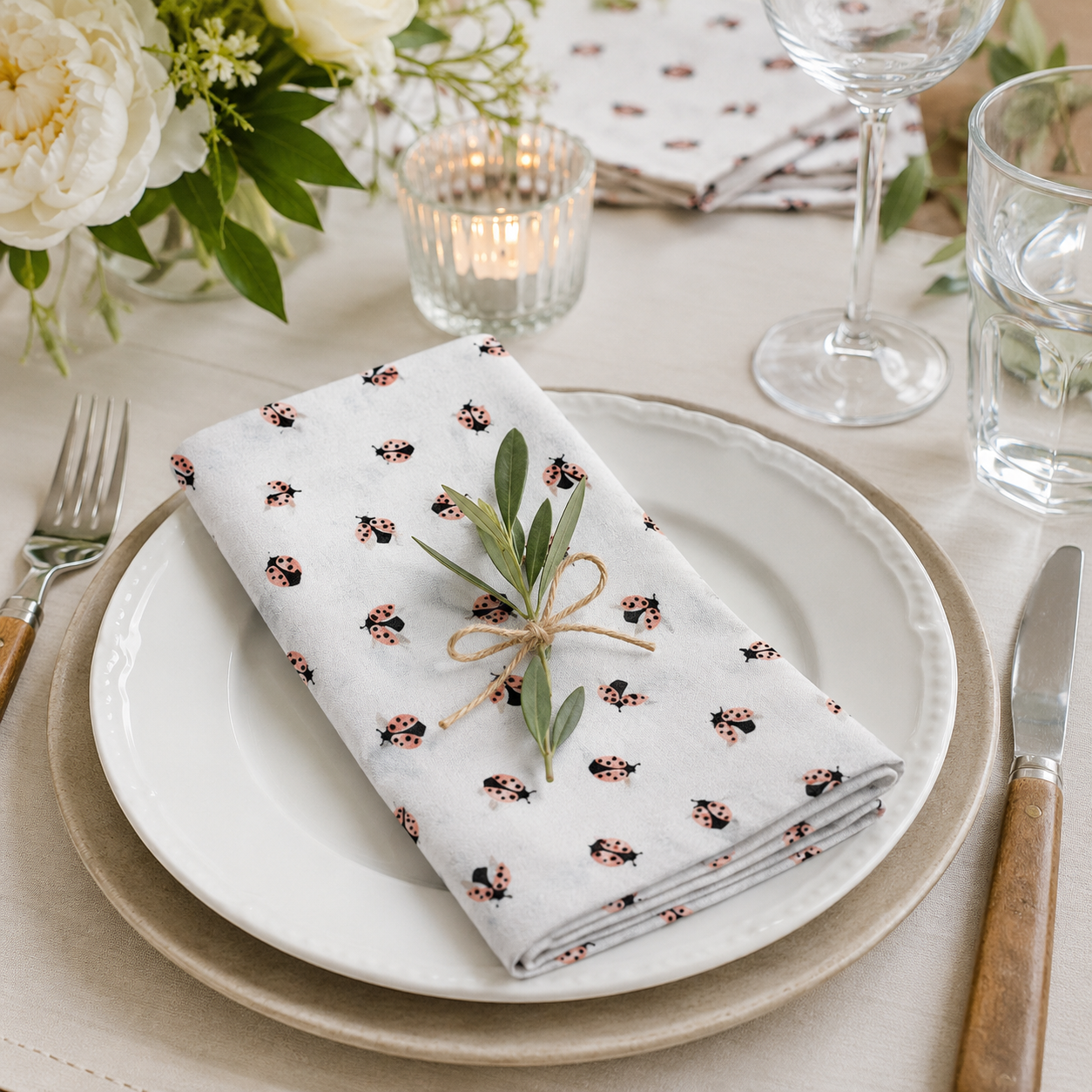 Wild and Free-Ladybug-Summer Vibes Fabric-Loes Van Oosten-Cotton + Steel Fabric