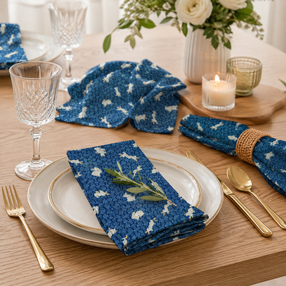 Sevenberry Kasuri – Rabbit – Robert Kaufman – Japanese Quilting Cotton Fabric
