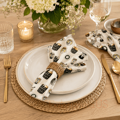 Kiyohara Polar Bear Coffee Japanese Cotton Twill Fabric