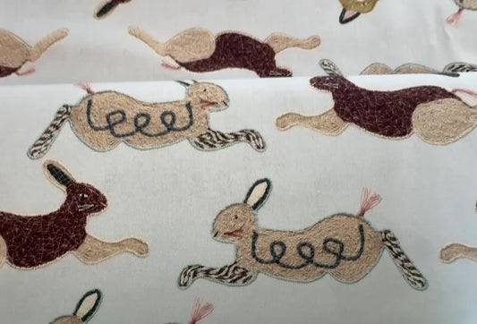 Forest Animals Fabric - Kokka - Kari Ishikawa - Japanese Quilting Cotton Fabric - EGX-9900-3A