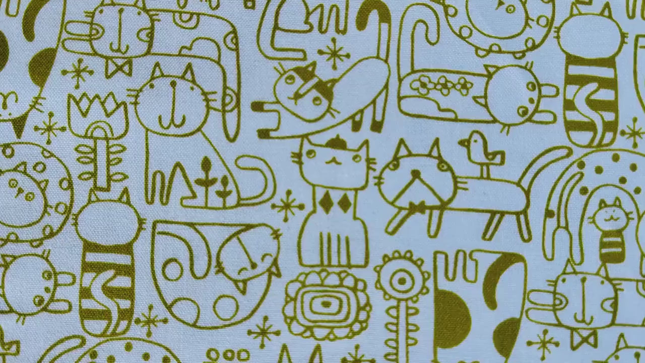 Neko No Yume - Nakama - Pearl Fabric - Cotton and Steel