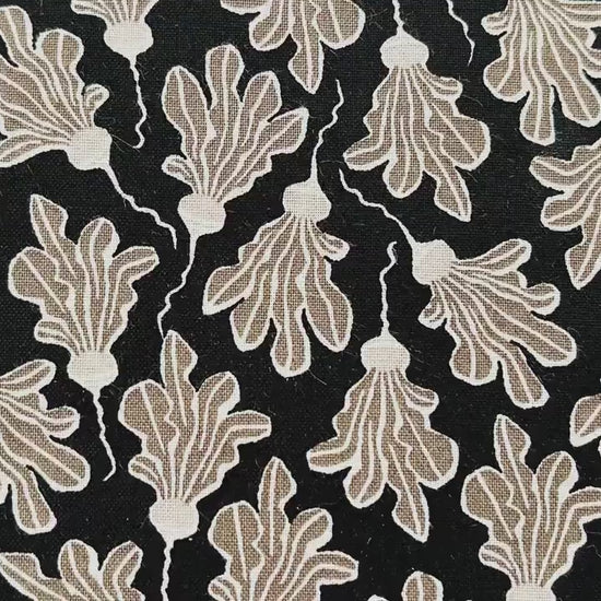 In The Vegetable Garden - Radish - Winter Solstice Fabric - Loes Van Oosten - LV805-WS4