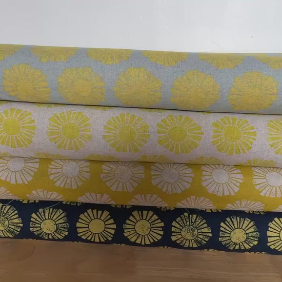 By the Seaside-Sunshine-Navy Unbleached Canvas-Loes Van Oosten-Aan Zee-LV106-NA3UC