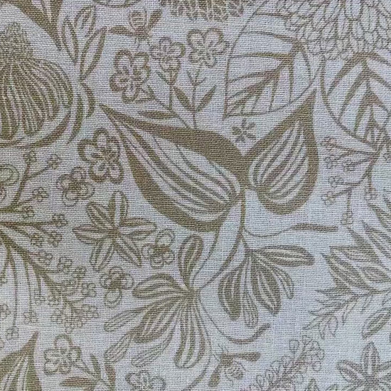 Honeybee Garden - Bee Garden - Overcast Fabric - Elizabeth Halpern - EH104-OV4