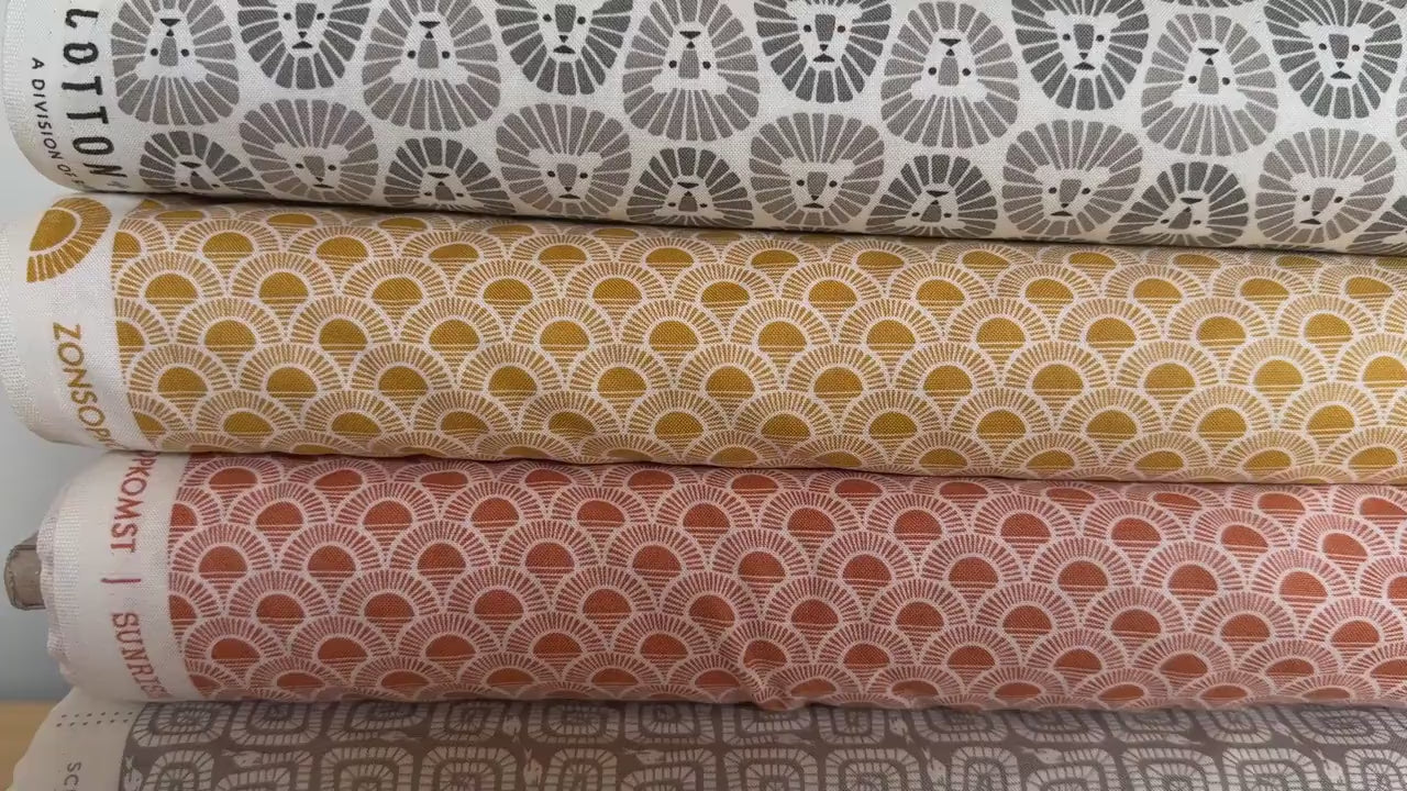 Rising Sun - Sunrise - Sunburst - Cotton + Steel - Loes Van Oosten - LV905-SU2
