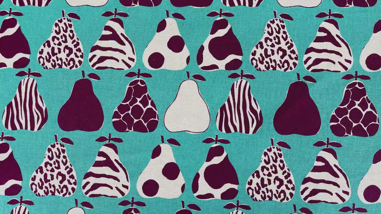 Pear - Pear Fabric - Japanese Fabric- Lightweight Canvas - 1024-705