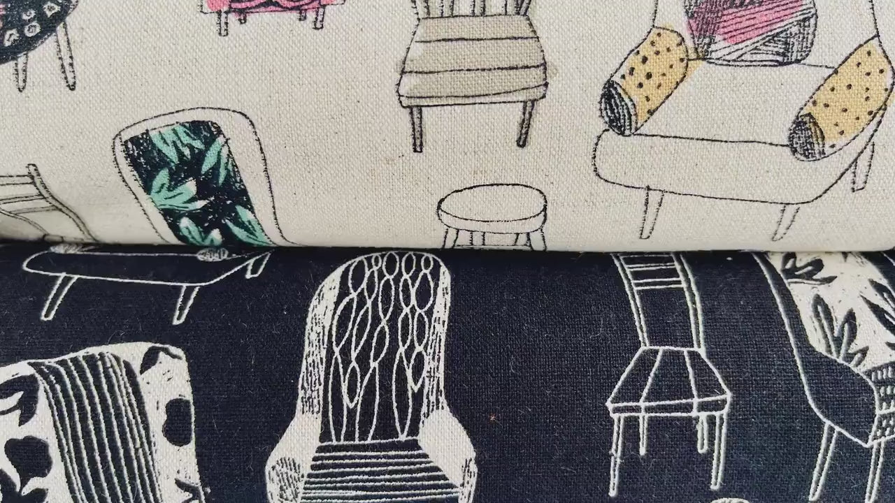 Robert Kaufman - Chair - Chair Fabric - Japanese Fabric- Lightweight Canvas