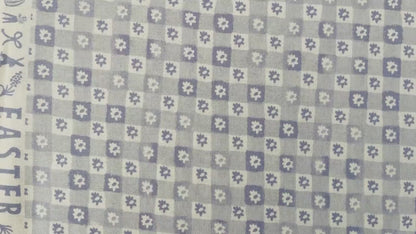 Easter - Easter Collection - Daisy Gingham - Blue Fabric - Rifle Paper Co - RP1505-BL2