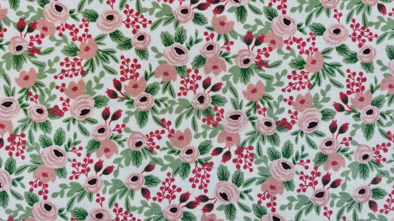 Rifle Paper Co Fat Quarter (7) Collaboration -Garden Party-Rosa Rose-Cotton + Steel-RP305-RO6
