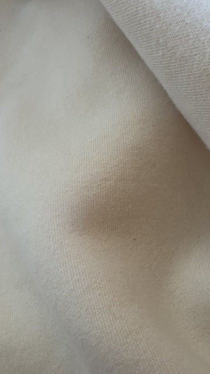 Organic Cotton Sherpa Fabric Fleece - Knit Fabric - Organic Cotton Fabric Made in USA