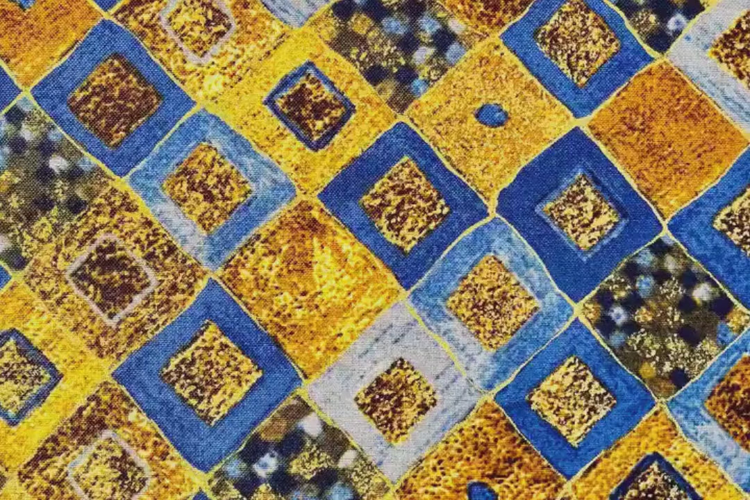 Gustav Klimt - Ivory - Robert Kaufman - Quilting Cotton Fabric