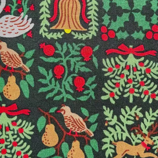 Holiday Tapestry-Cream Fabric-Holiday Classics-Rifle Paper Co-Cotton+ Steel-RP616-CR1