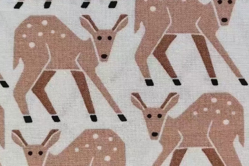 On a Fall Day-Fawn-Morning Dew Fabric