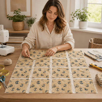 Porcupine & Hedgehog Fabric-Japanese Cotton Oxford Fabric