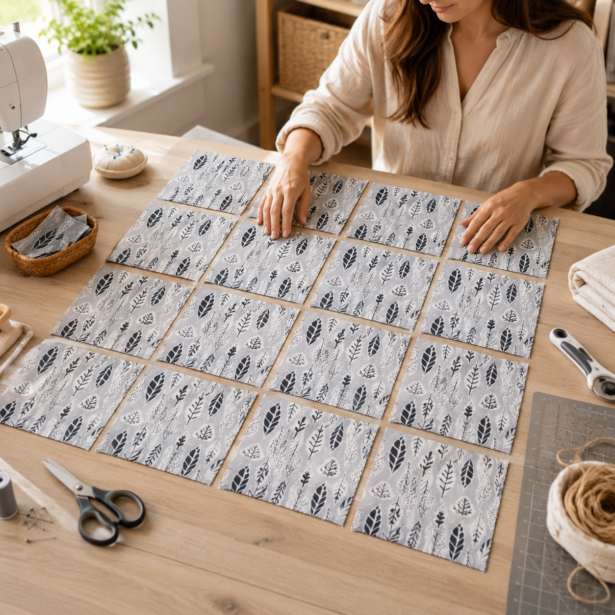Hello, Bear – Leaflet Dawn by Bonnie Christine for Art Gallery Fabrics – HBR-5435